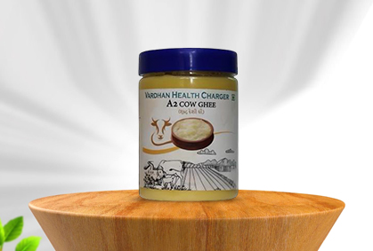 You can place an order through our website by selecting your preferred A2 Cow Ghee, adding it to your cart, and completing the checkout process. Our A2 Cow Ghee is prepared using a clean and traditional slow-cooking method to maintain its natural aroma, authentic taste, and rich nutritional value. Made from the pure A2 milk of indigenous cows, it delivers essential goodness that supports digestion, boosts immunity, and enhances overall wellness. Its golden texture, smooth consistency, and pure quality make it an ideal choice for everyday use and a truly nourishing addition to your lifestyle.