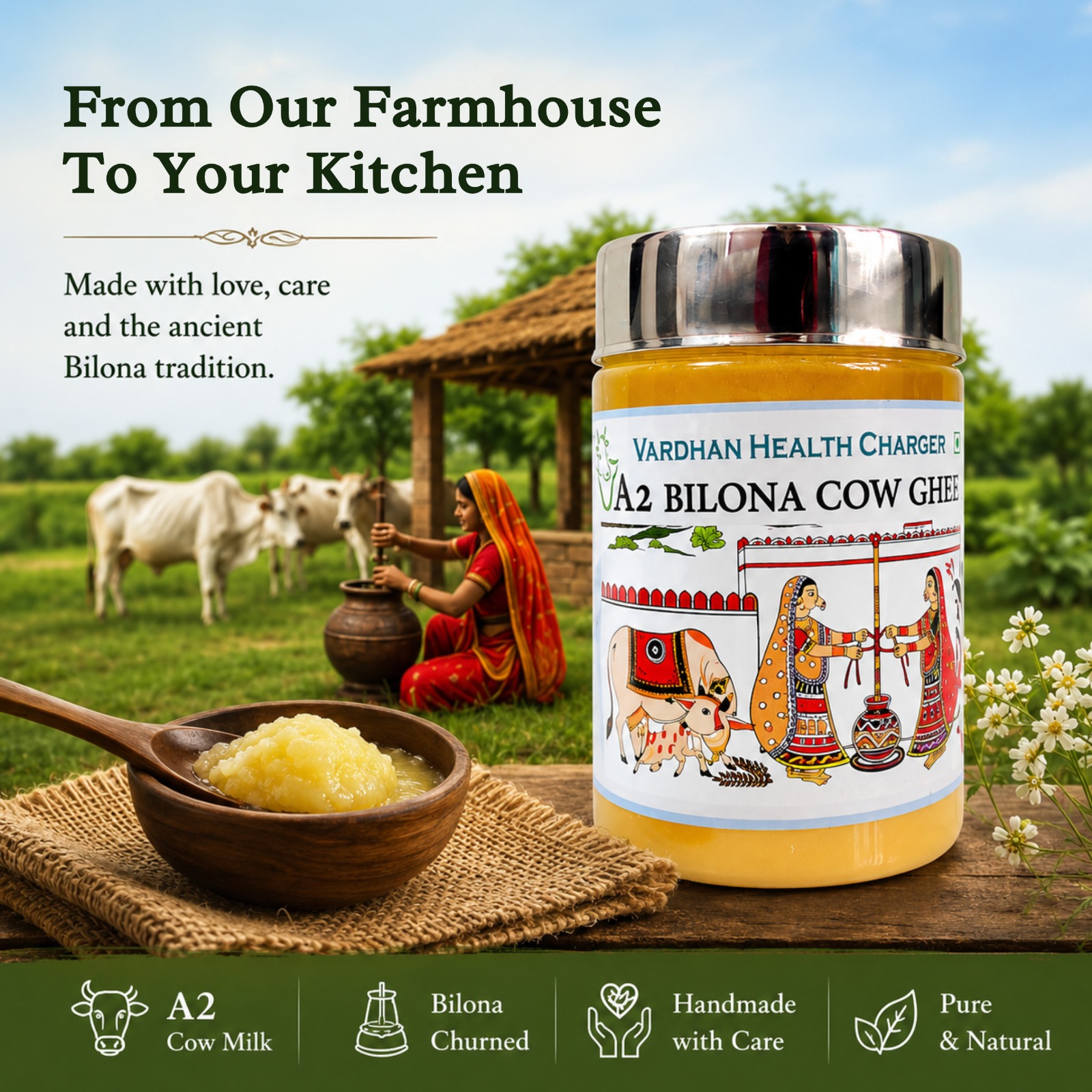 A2 Bilona Cow Ghee - Image 2
