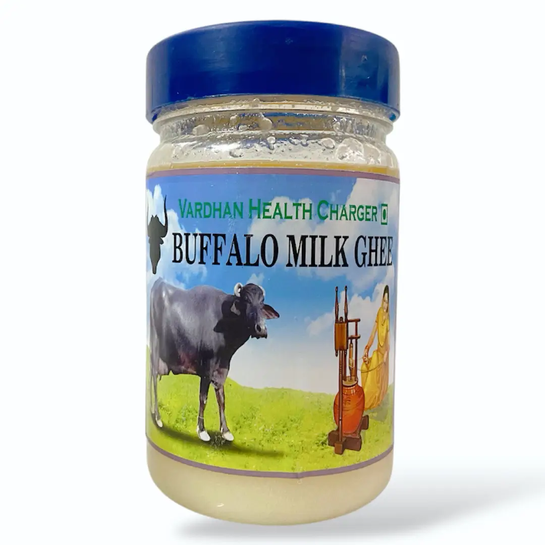 You can place an order through our website by selecting your preferred Buffalo Milk Ghee, adding it to your cart, and completing the checkout process. Our Buffalo Milk Ghee is prepared using a clean and traditional slow-cooking method to maintain its natural aroma, rich flavor, and high nutritional value. Made from the creamy and nutritious milk of healthy buffaloes, it provides essential goodness that supports digestion, strengthens immunity, and improves overall wellness.