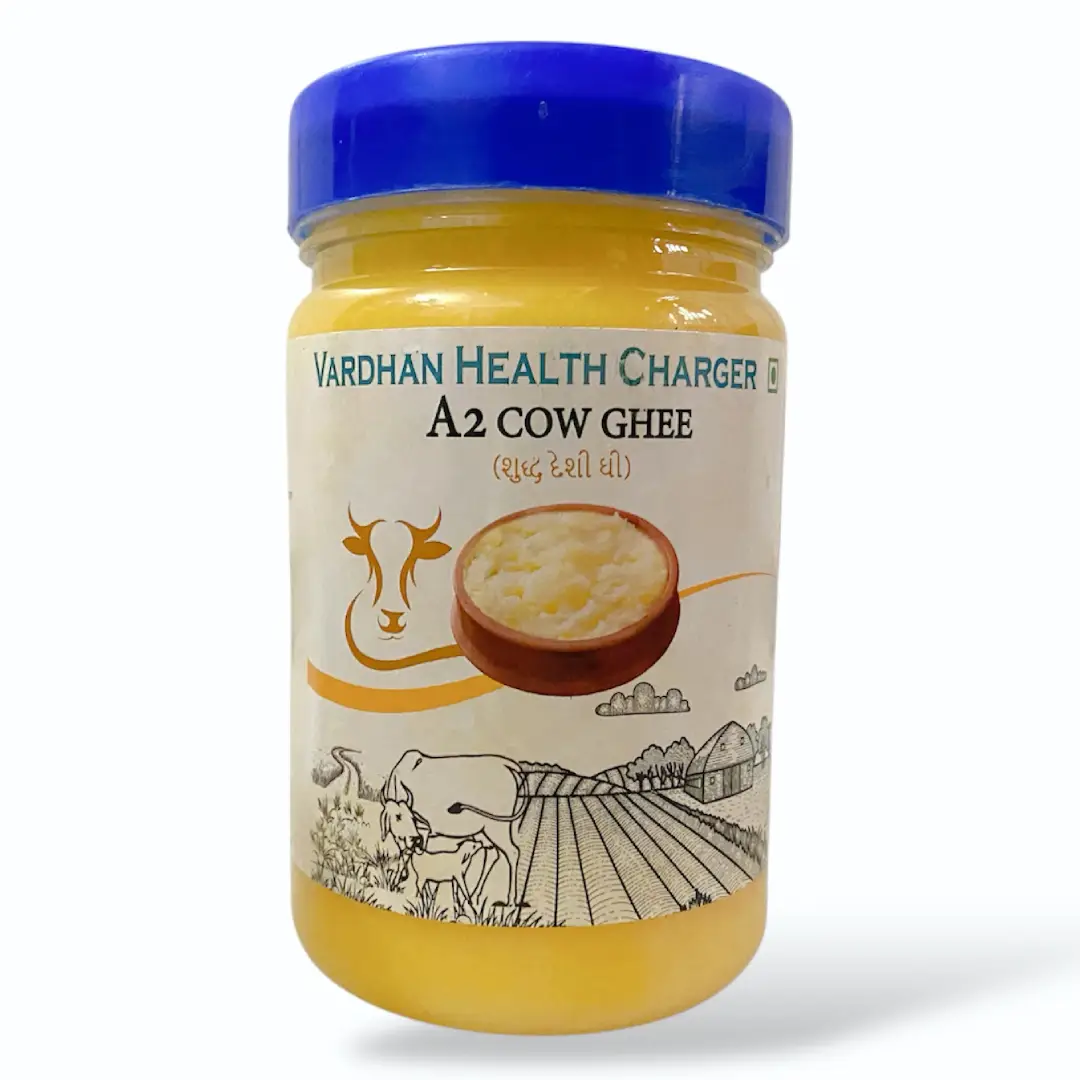You can place an order through our website by selecting your preferred A2 Cow Ghee, adding it to your cart, and completing the checkout process. Our A2 Cow Ghee is prepared using a clean and traditional slow-cooking method to maintain its natural aroma, authentic taste, and rich nutritional value. Made from the pure A2 milk of indigenous cows, it delivers essential goodness that supports digestion, boosts immunity, and enhances overall wellness. Its golden texture, smooth consistency, and pure quality make it an ideal choice for everyday use and a truly nourishing addition to your lifestyle.