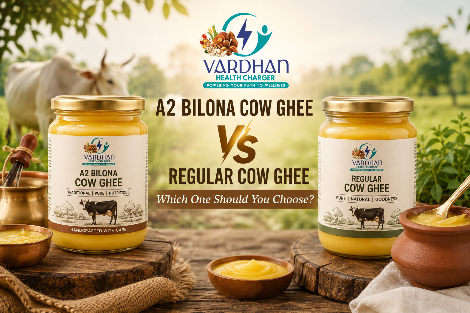 A2 Bilona Cow Ghee vs Regular Cow Ghee - Complete Guide